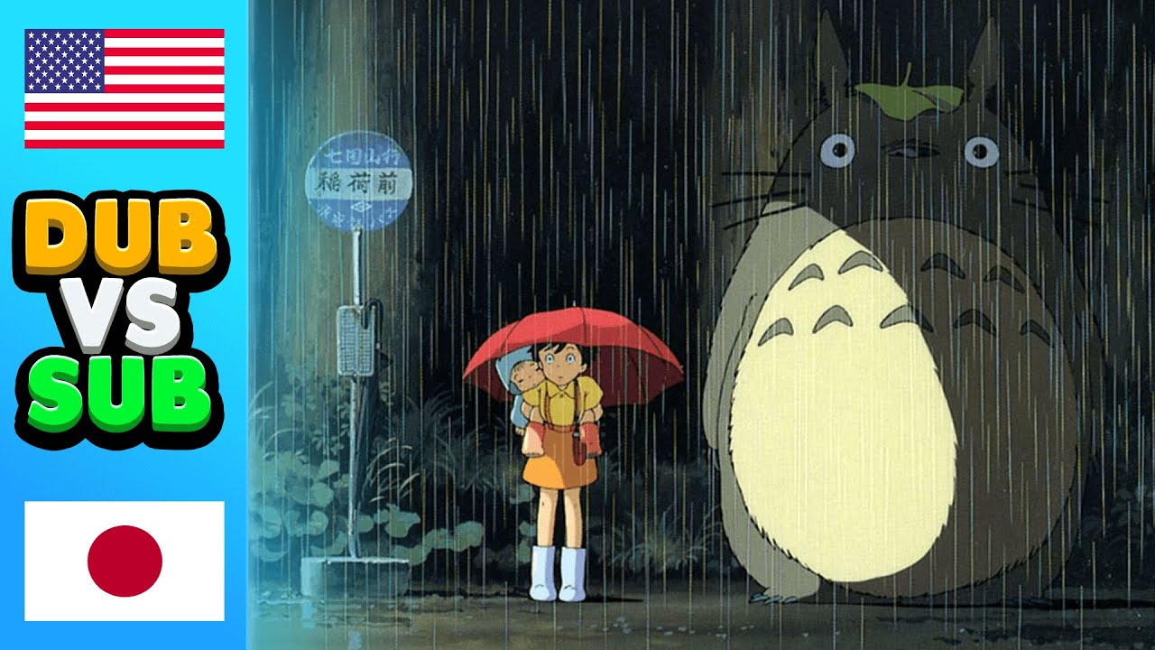 My Neighbor Totoro (Anime DUB vs SUB Comparison)