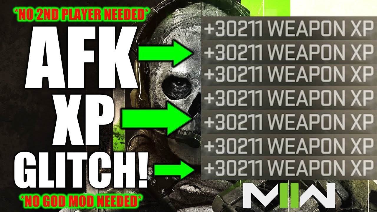 *NEW* AFK XP GLITCH IN MW2! SOLO MAX RANK XP GLITCH IN 1 GAME MW2 2022! Modern Warfare 2 POST PATCH
