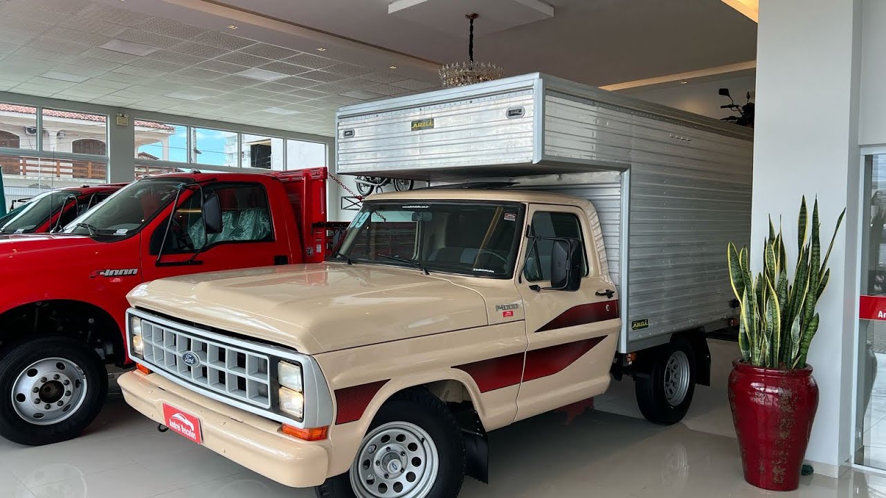 FORD F-1000 SS DIESEL BA&Uacute;  1989 @andreiiveiculos