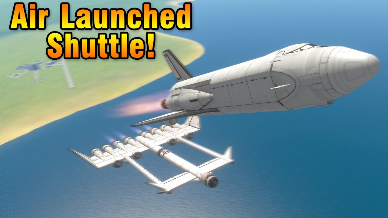 KSP: Air-Launching a Space Shuttle...a REAL concept from the 80s!
