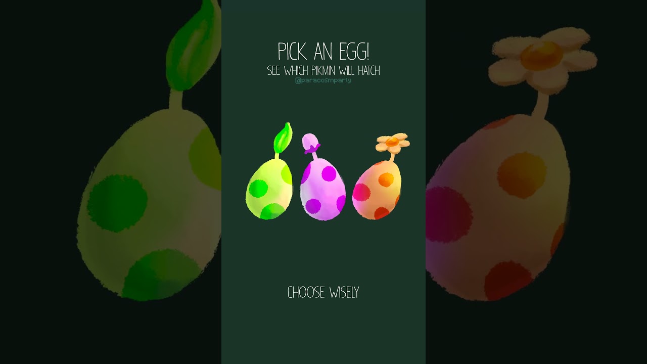PICK A PIKMIN EGG! 🥚🌼🍃 #pikmin #pikmin4 #pikminbloom #nintendo #nintendofanart #animation #cute