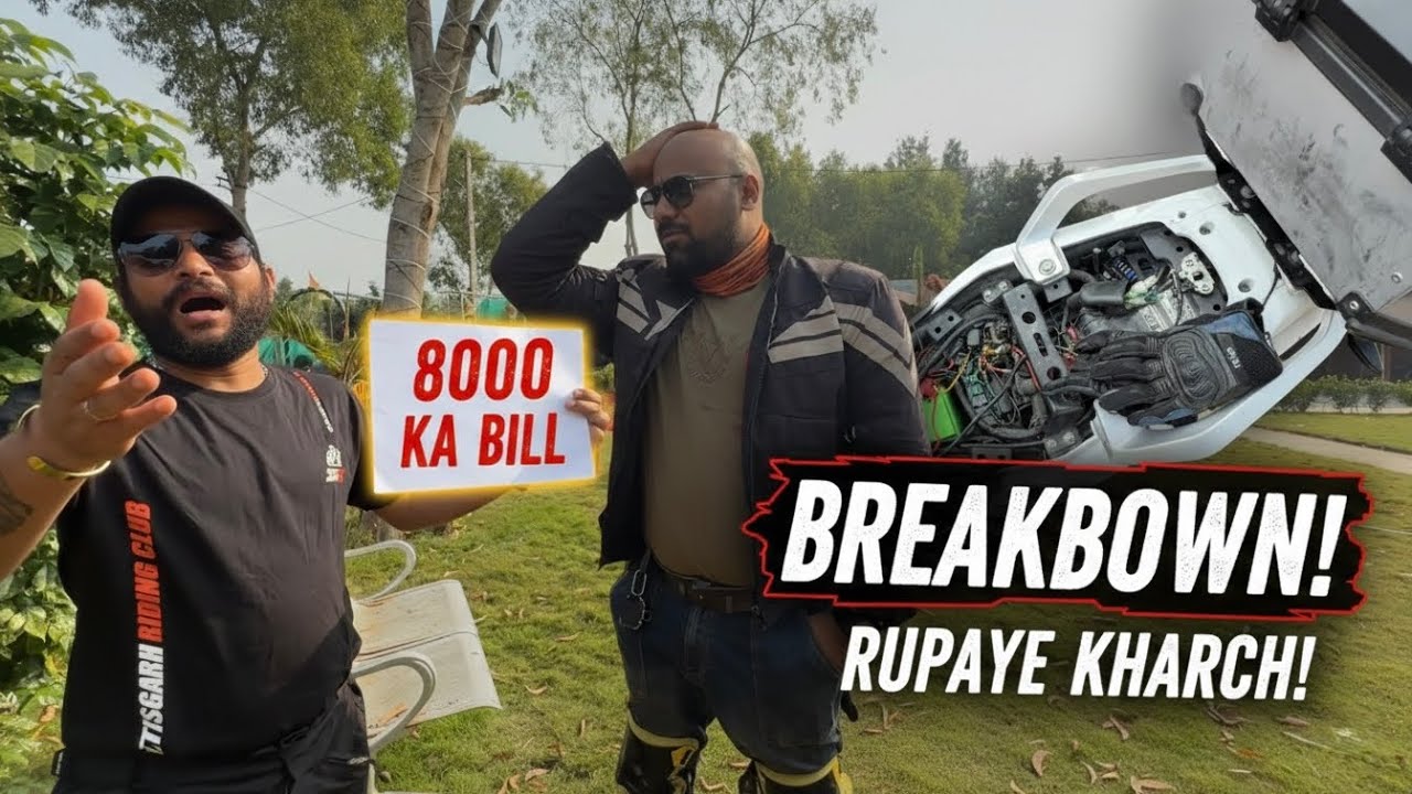 8000/- Ka dinner bill & Bike breakdown | Not a great start | 600km non stop | Puri to Chhattisgarh