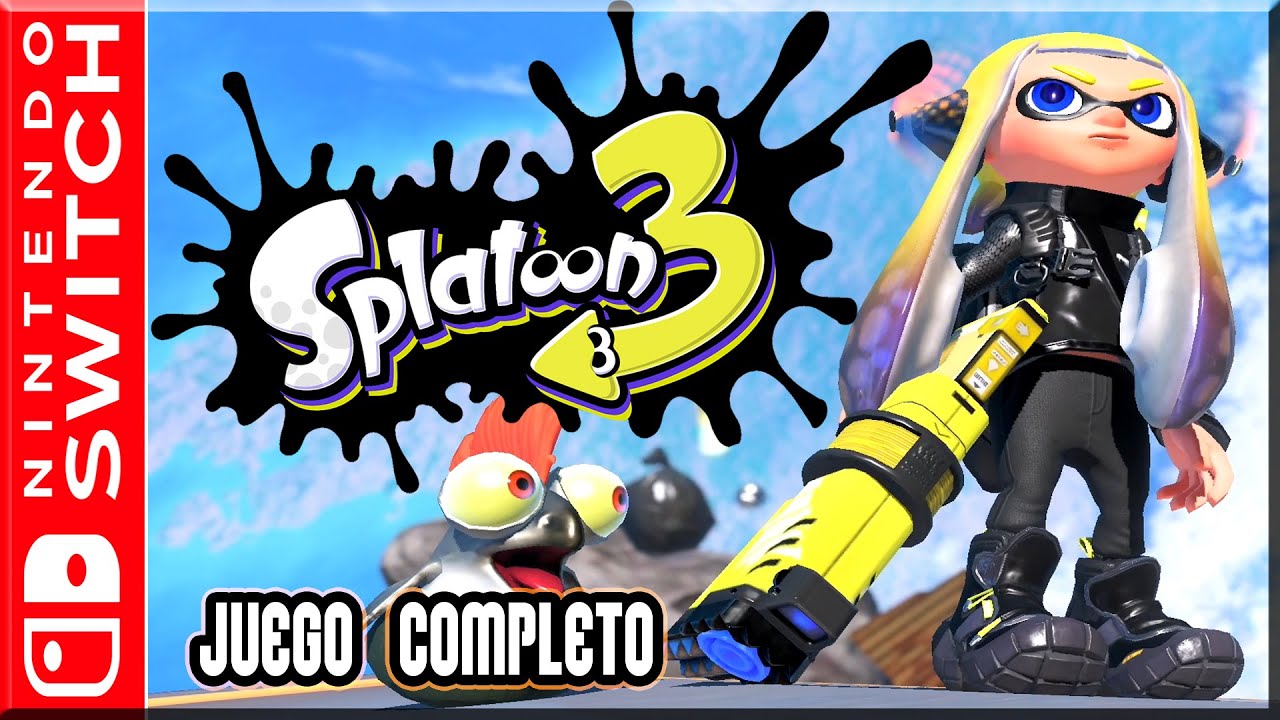 Splatoon 3 - Juego Completo | Guia 100% - Español (Switch)