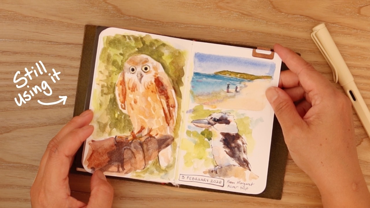 Paper Republic notebook cover 2+ years later - long term artist review