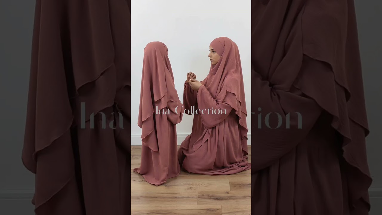 🌙Discover our elegant Abaya -Khimar sets for mother's and daughters🦋💕#abaya #hijab #hijabfashion