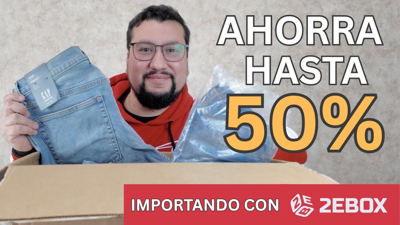 Ahorra hasta 50% IMPORTANDO ROPA con 2EBOX! 🛬