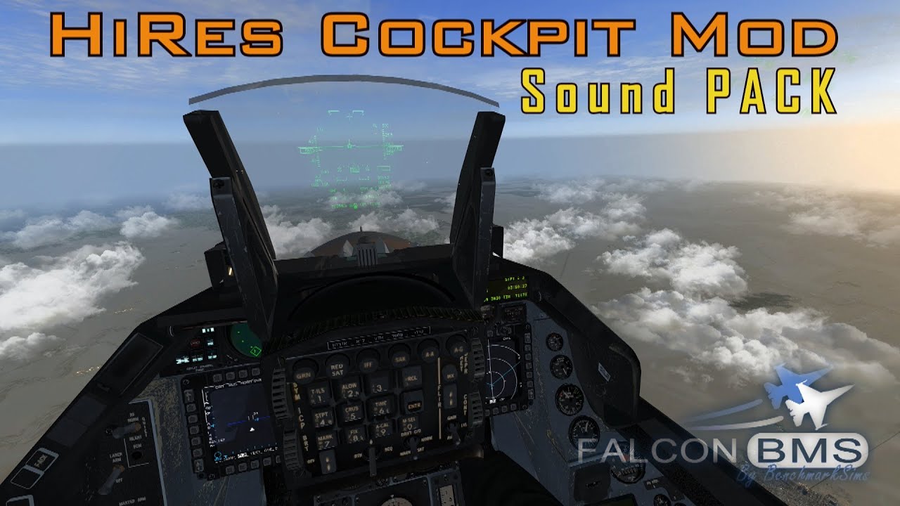 HiRes Cockpit Mod & Sound Pack // Falcon BMS 4.37 // 4K
