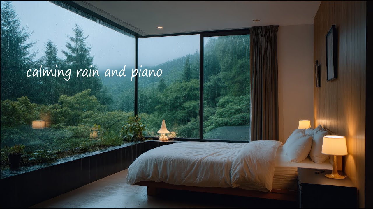 Soft Rain & Gentle Piano 🌧 Deep Sleep Sounds for Calm Focus & Anxiety Relief