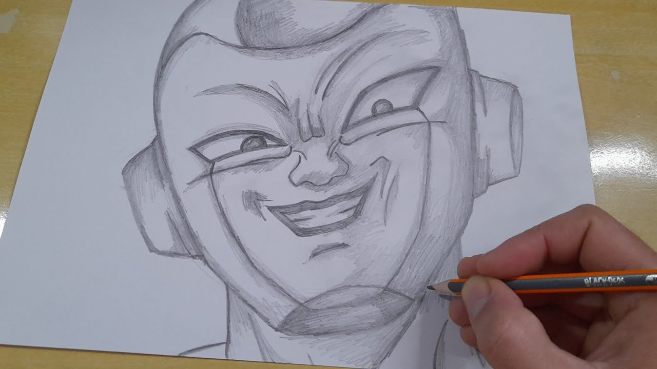 FACIL DE DESENHAR COMO DESENHAR o FREEZA de DRAGON BALL passo a passo