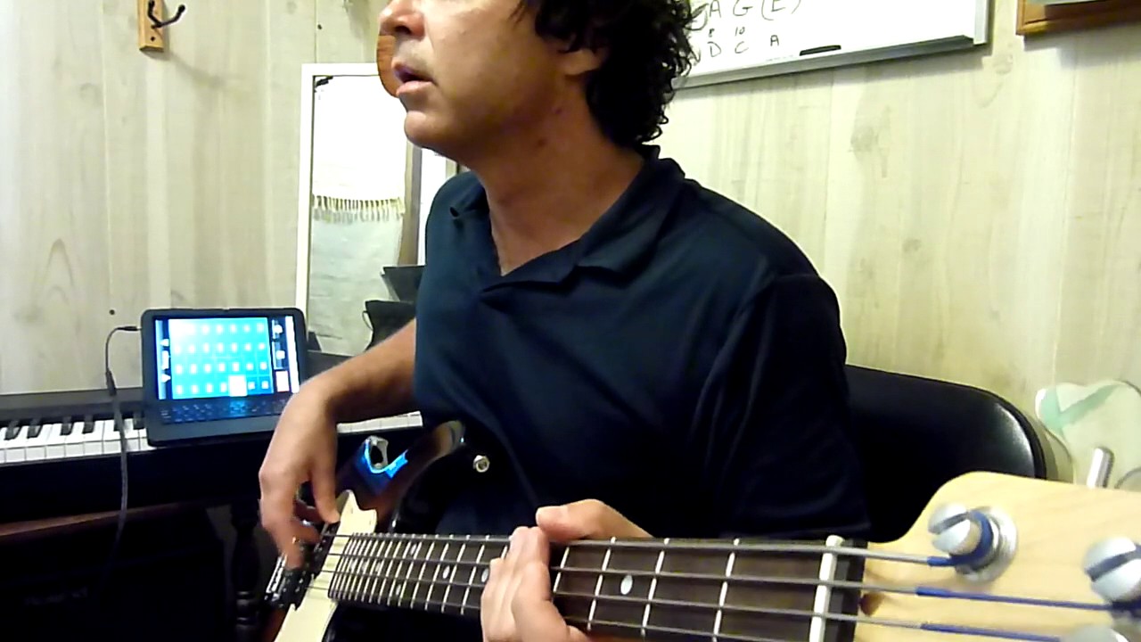 Bass right hand exercise.  With mutes.