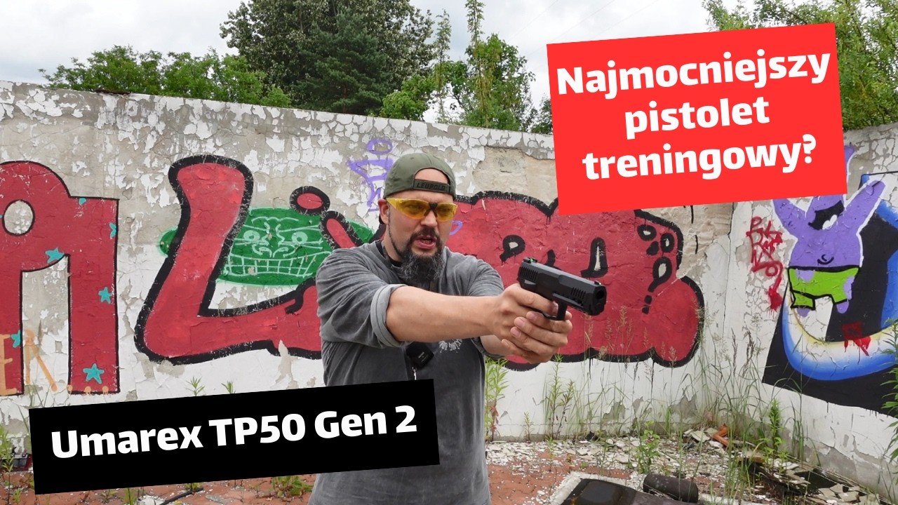 Najmocniejsza broń na kule gumowe bez pozwolenia w Polsce? Umarex TP 50 Gen. 2