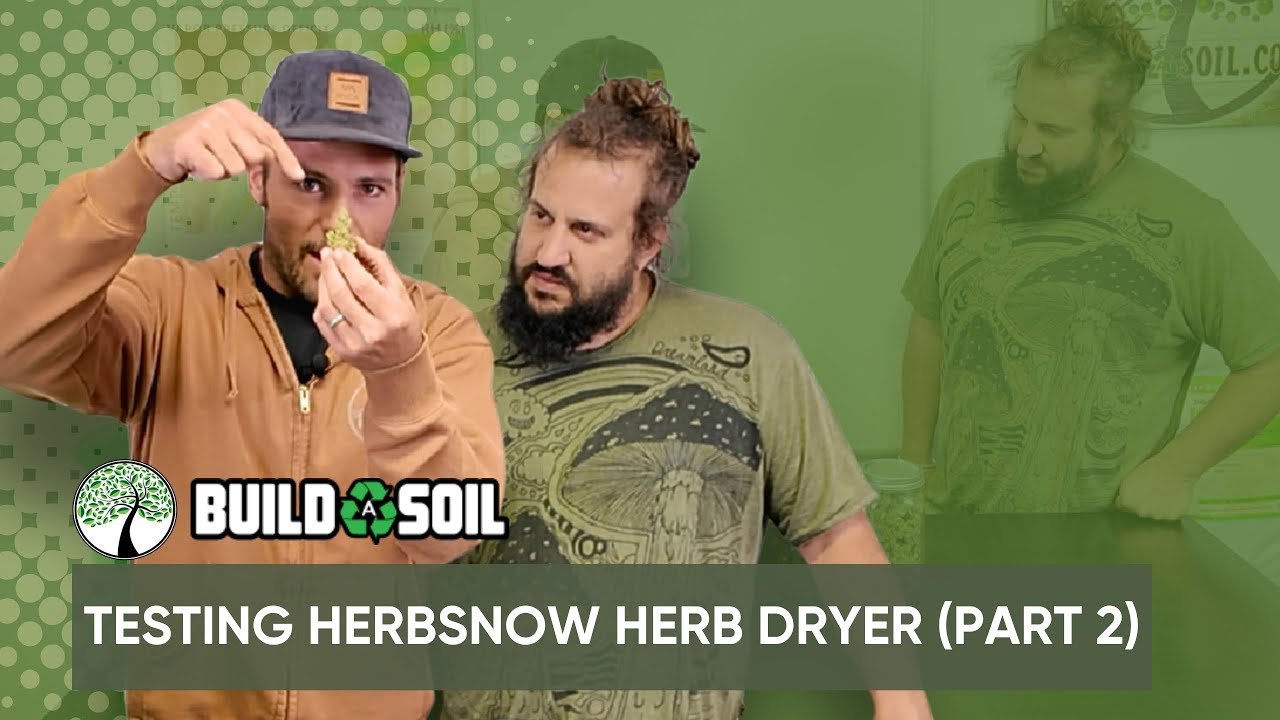 BuildASoil: HerbsNOW Dryer Final Results // Cured vs. Fast-Dried Flower Comparison