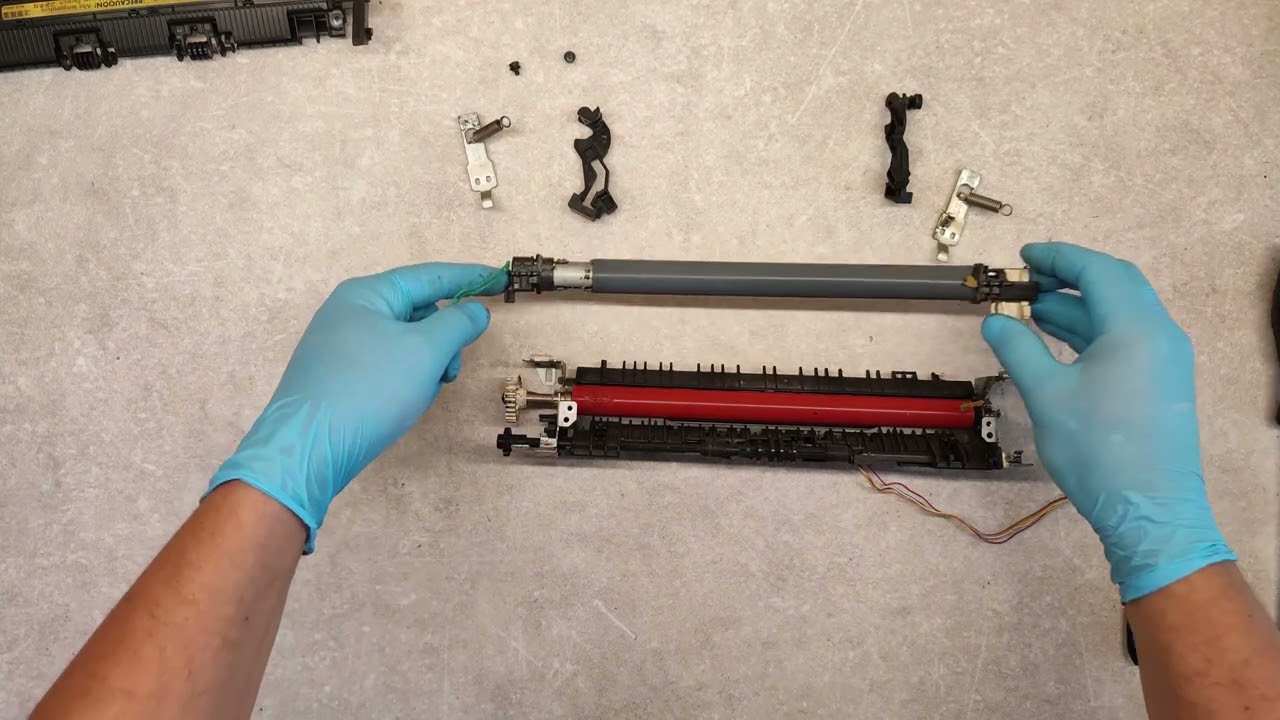 HOW TO REPLACE FUSER FILM SLEEVE ON HP M1132, M1136, M1212, M1212NF, M1214, M1216, M1217