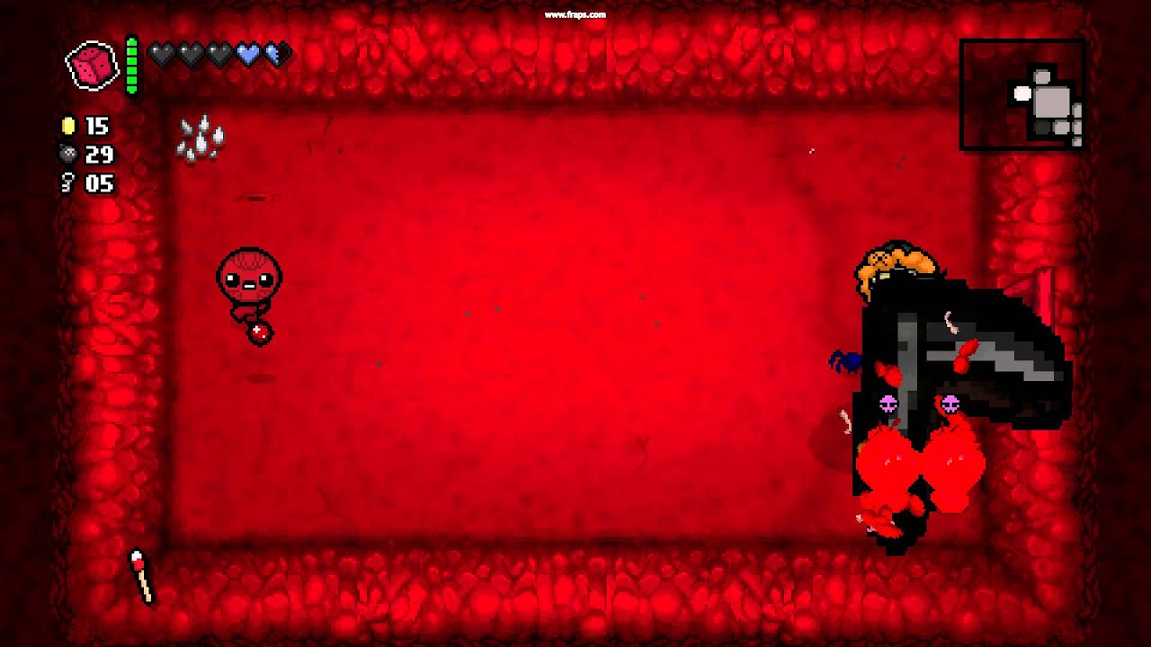 Binding of Isaac: rebirth insane monstro's lung + death's touch synergy