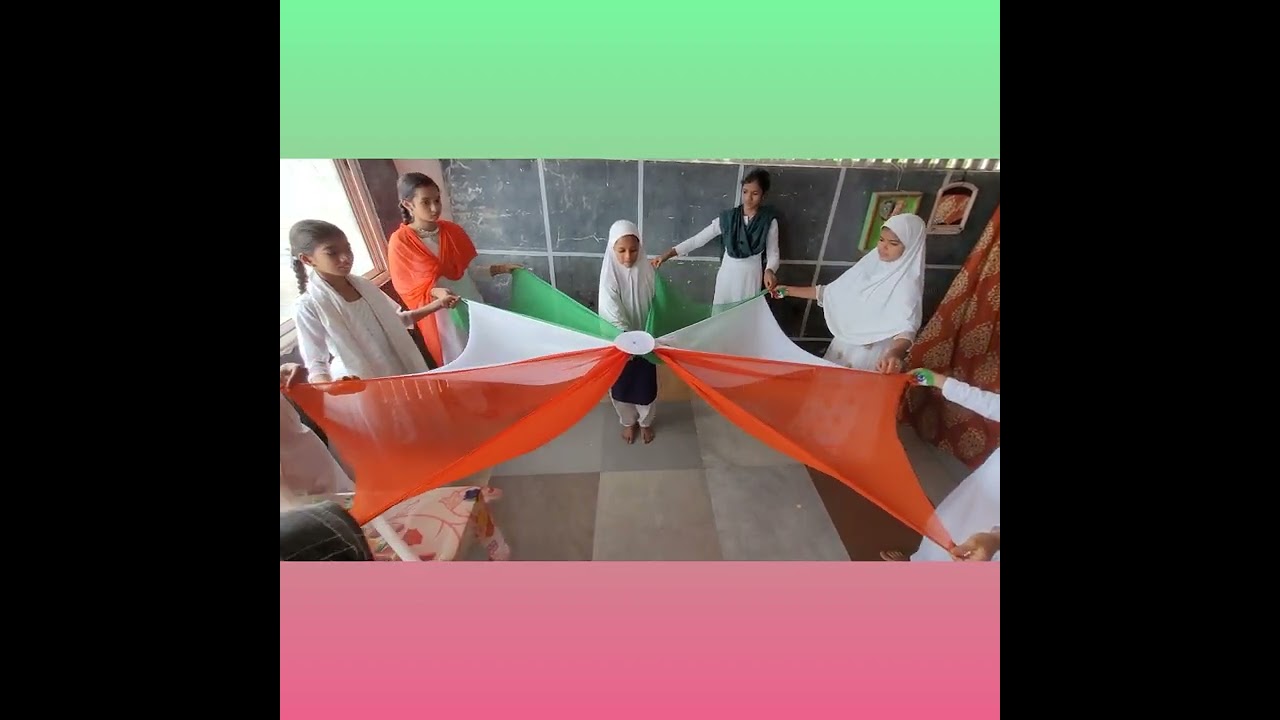 Independence Day :Tricolour Dupatta Formation