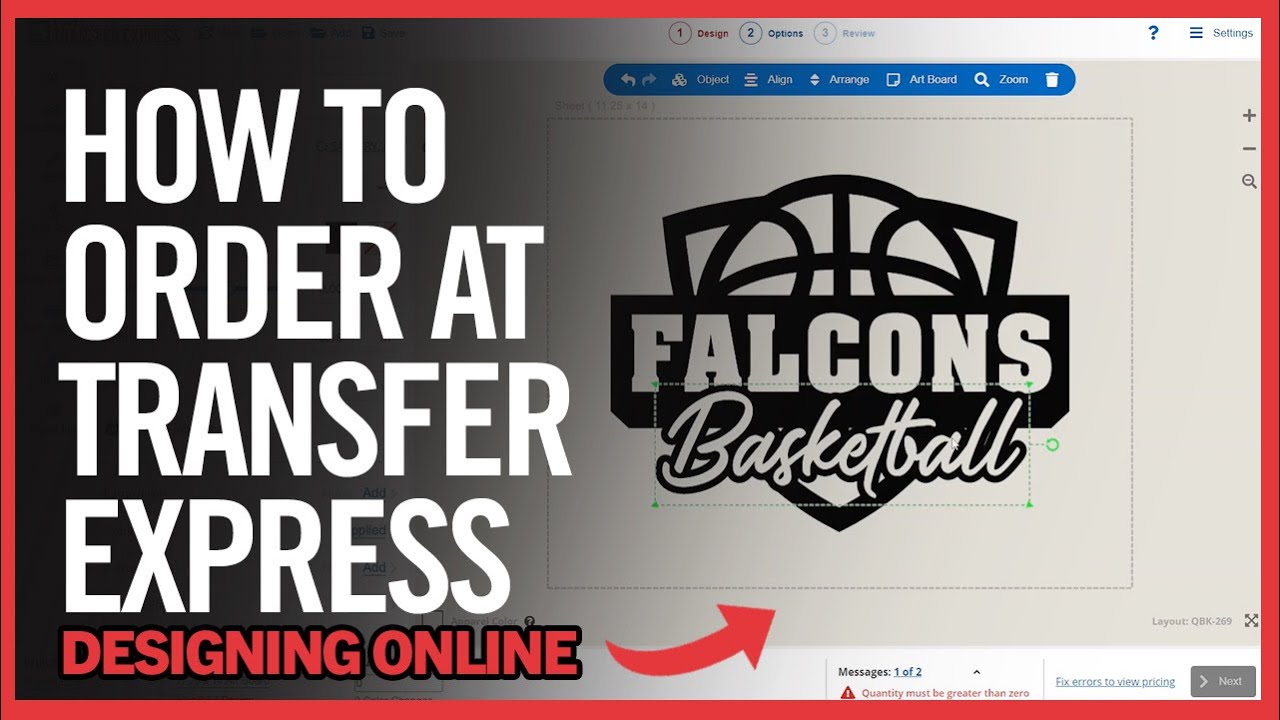 How To Order Custom Heat Transfers at Transfer Express: Designing Online