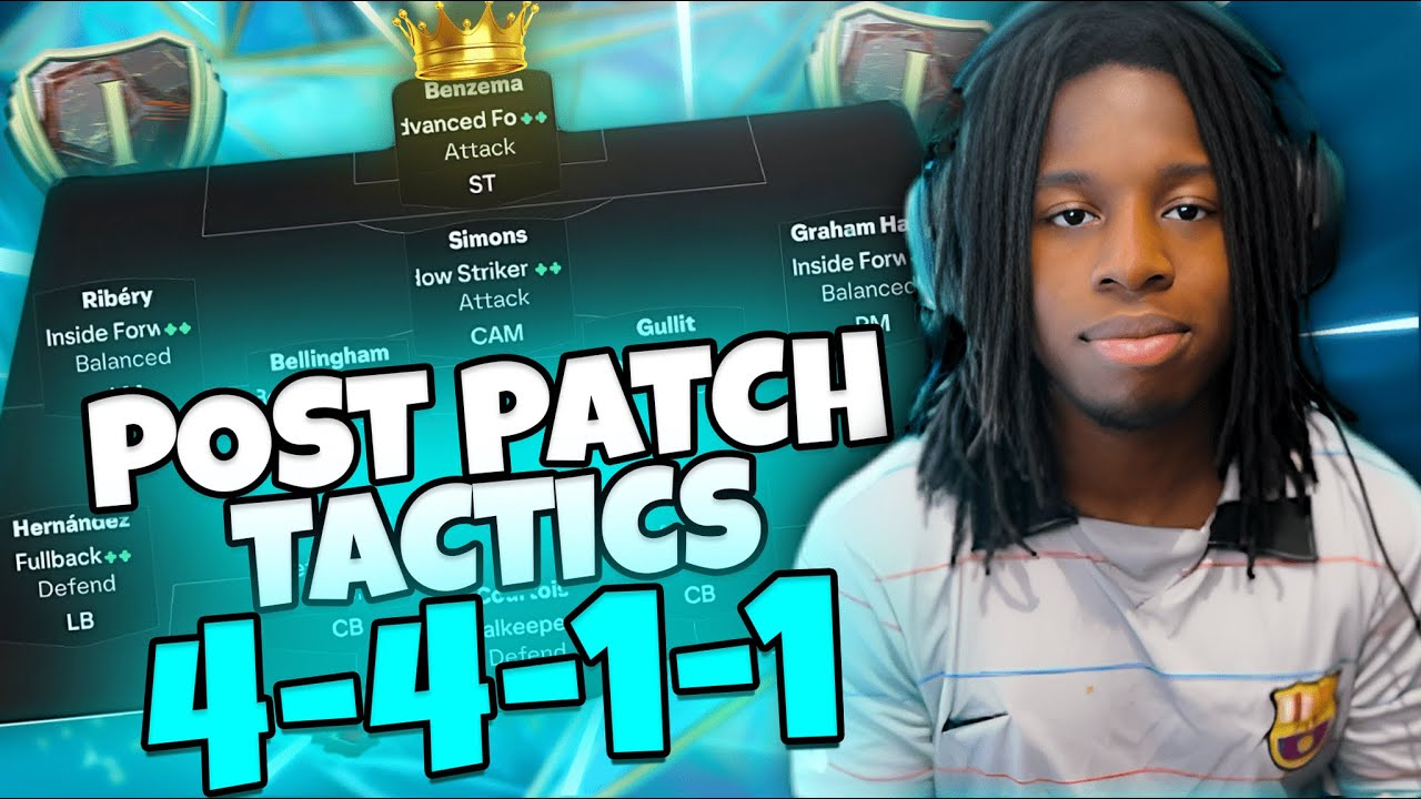 BEST POST PATCH CUSTOM TACTICS & SETTINGS IN FC25!
