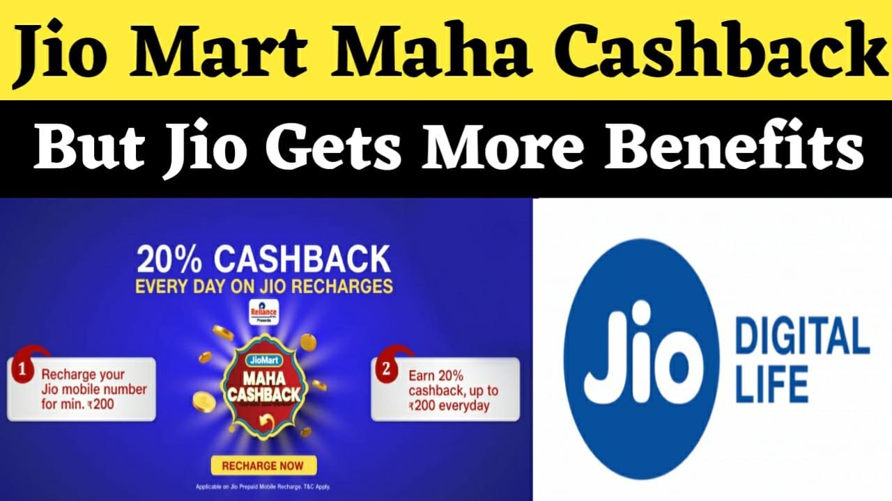 Jio 20% Cashback Offer | But Jio Marketing is Next Level on Jio Mart Maha Cashback