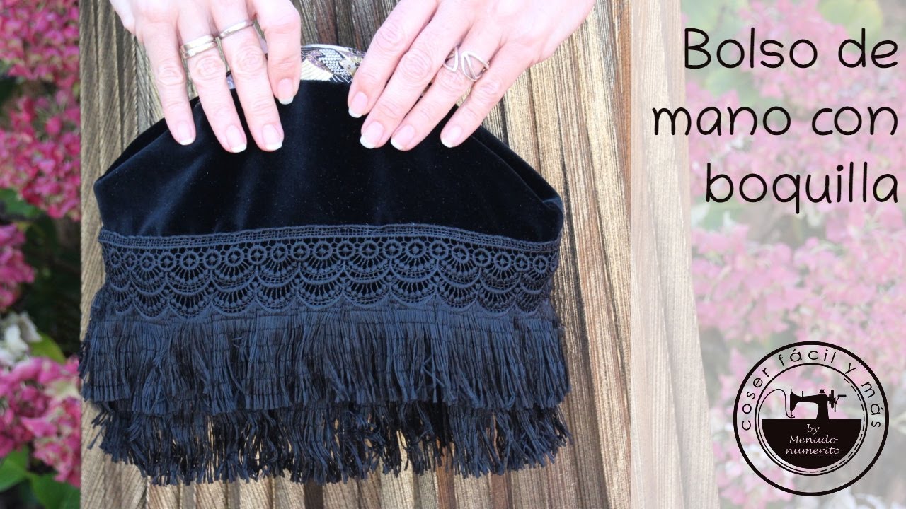Bolso de mano con boquilla circular