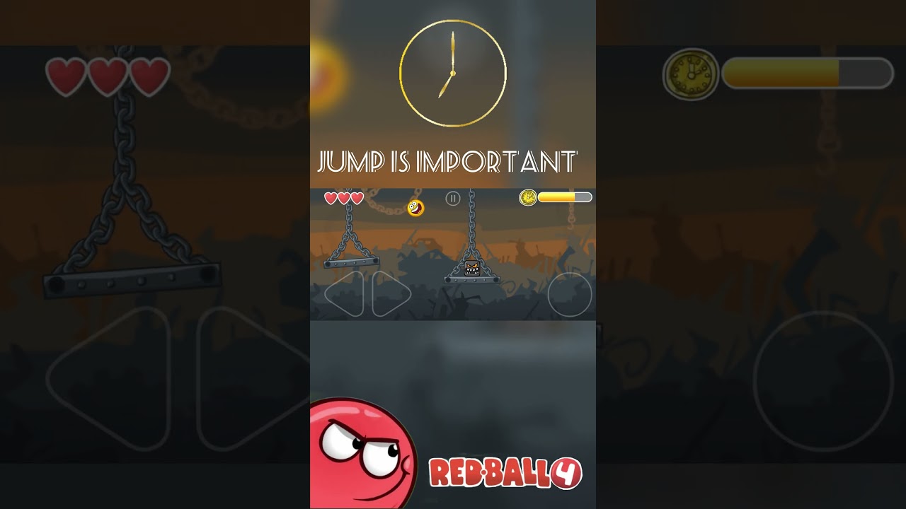 Pro Level 33 - Time Challenge / Gold Clock - Red Ball 4 Guide - TEASER - Walktrough Gameplay