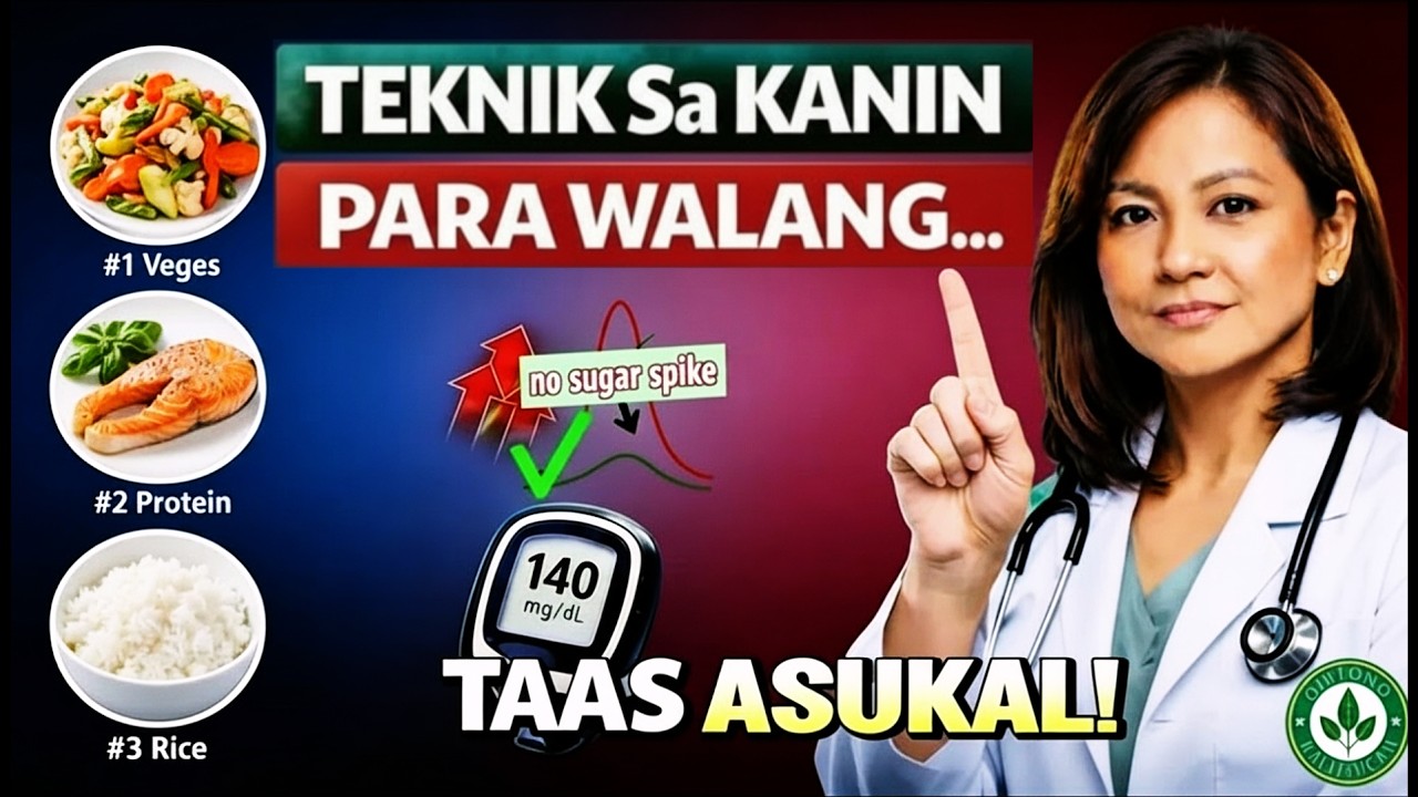 Paano Kumain ng Kanin Nang Hindi Tumataas ang Asukal sa Dugo!