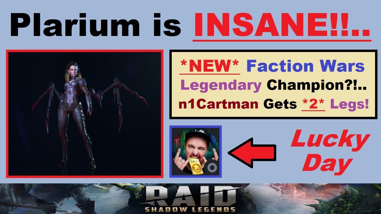 Plarium is INSANE!!.. Now *2* Free Legendaries for Cartman.. DM & Chofly *FEED* Their Legendaries!..