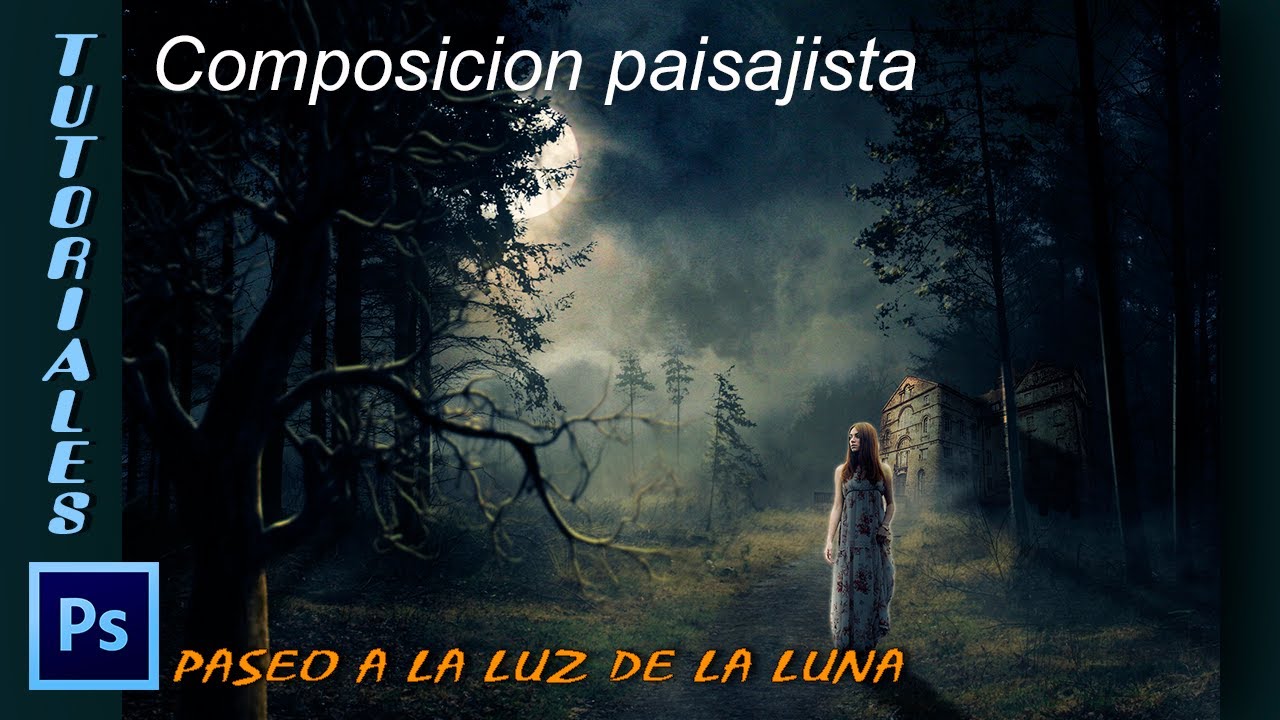 Tutorial Photoshop Paseo a la luz de la luna