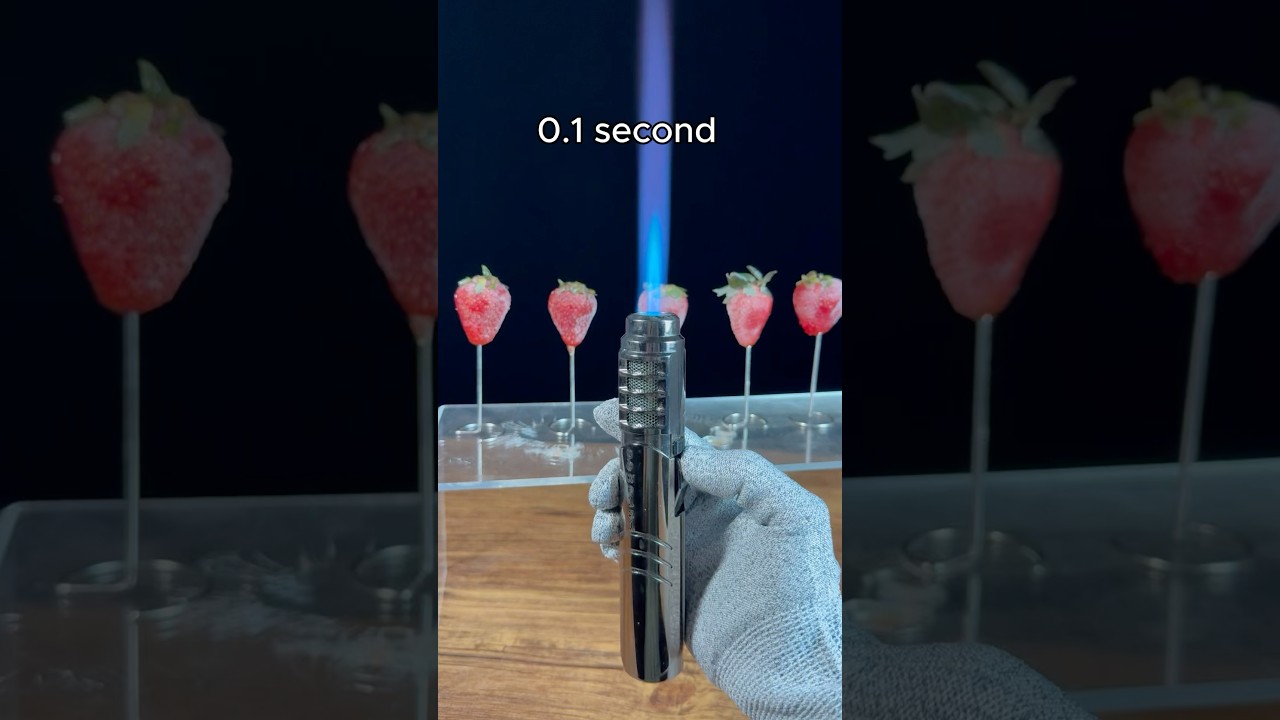 Powerful Lighter vs Strawberry