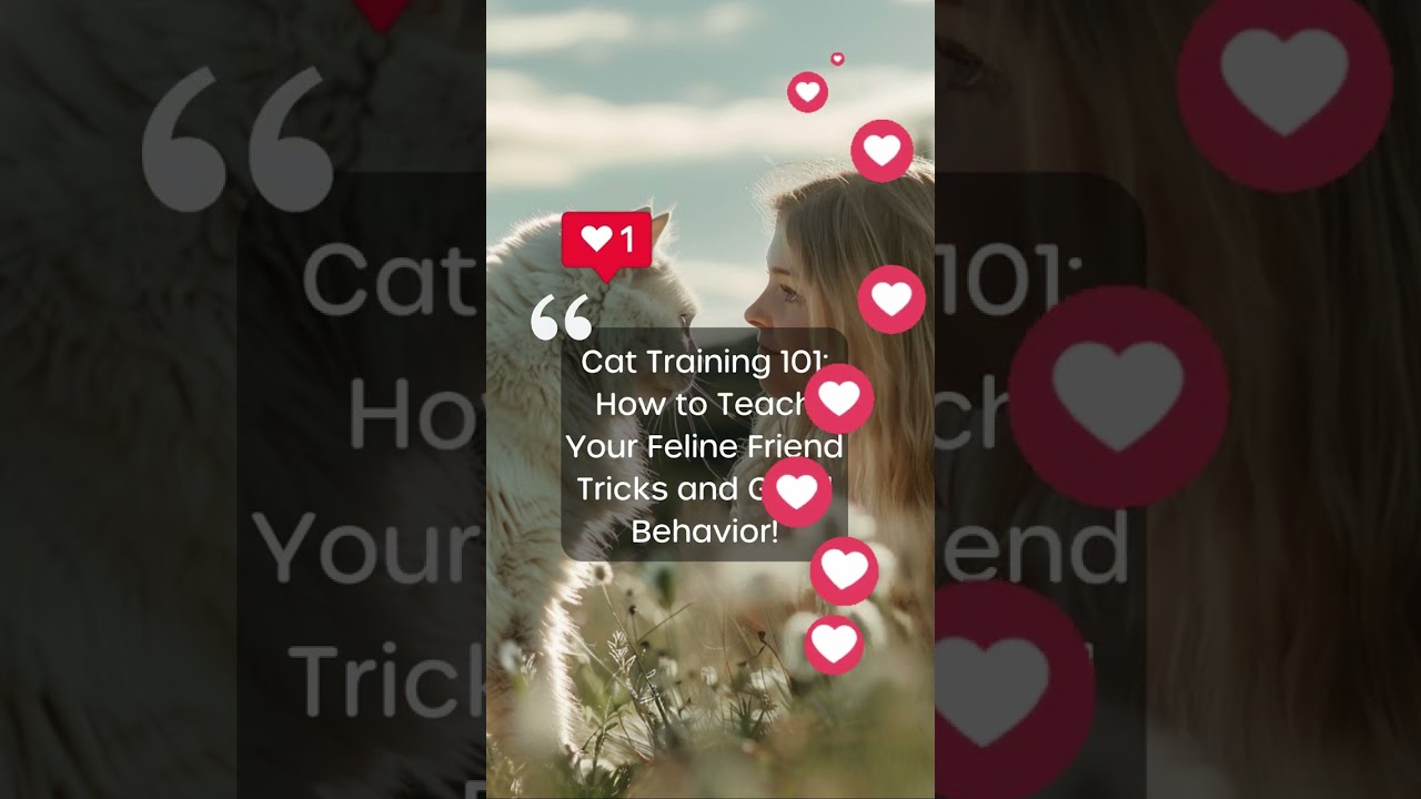 Blog Post: Cat Training 101: How to Teach Your Feline Friend Tricks and Good Behavior!