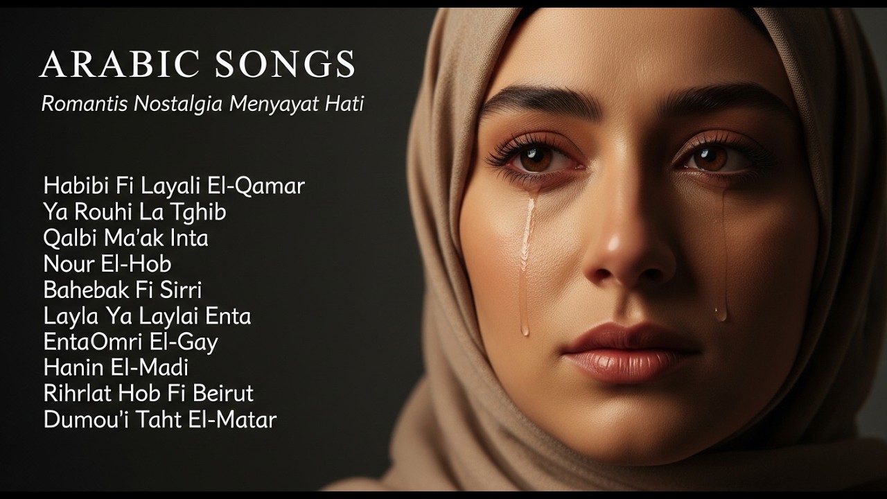 BIKIN NANGIS! Arabic Songs Romantis Nostalgia dengan Air Mata di Wajah Bikin Hati Tersayat &Terobati