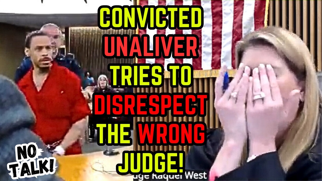 Convicted Unaliver Tries to Disrespect the WRONG Judge!