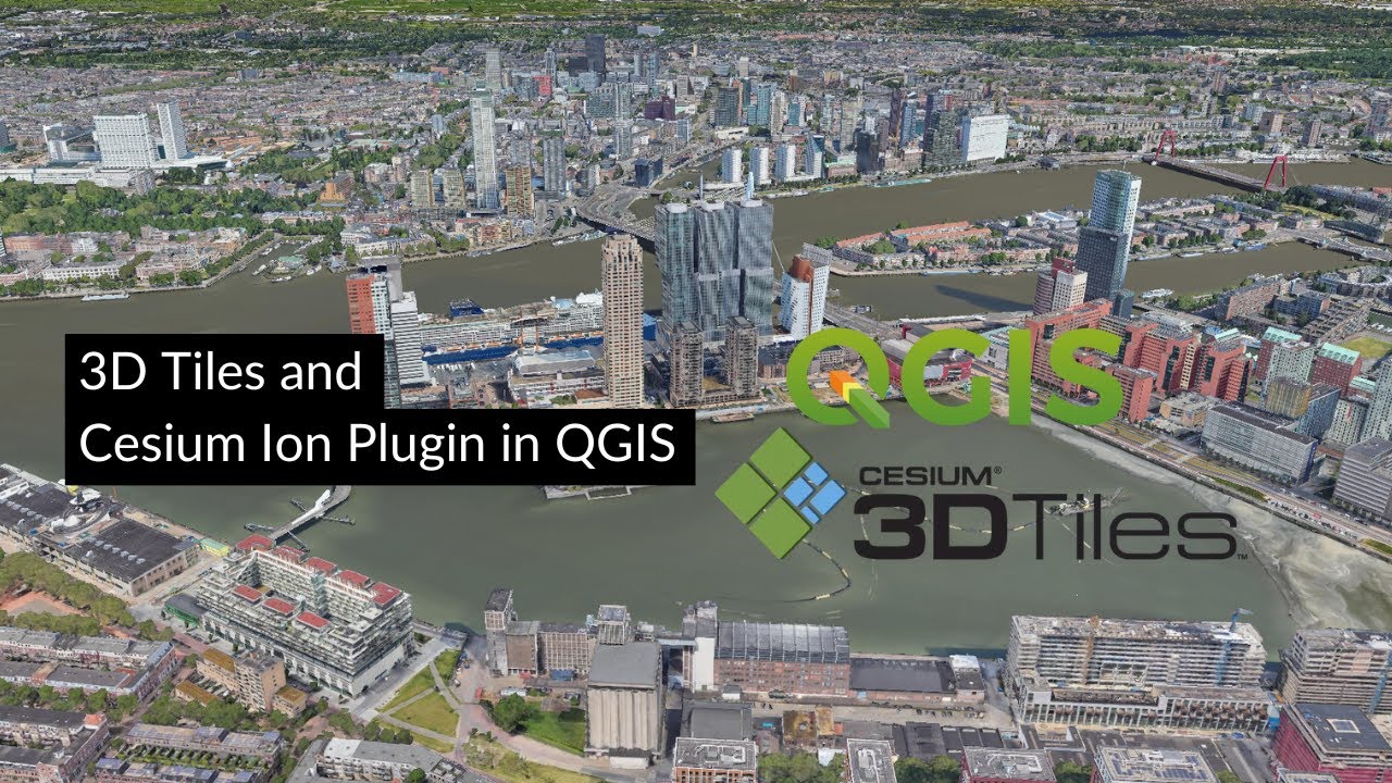3D-плитки и плагин Cesium Ion в QGIS