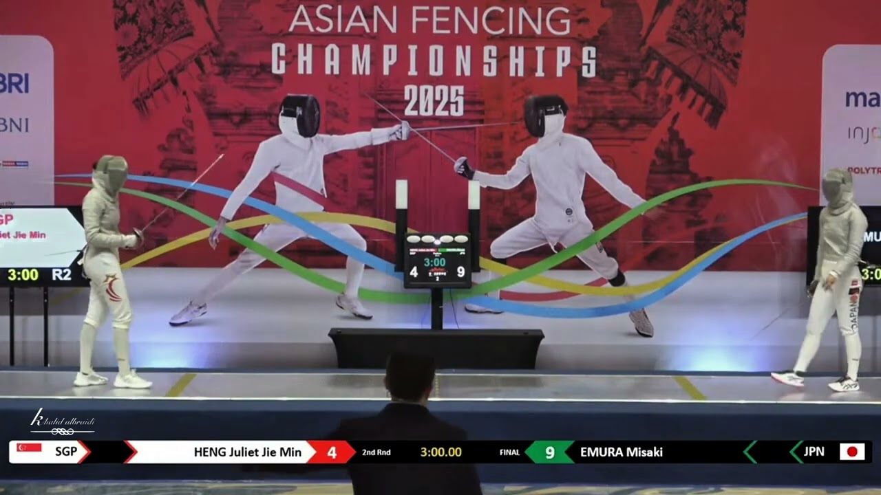 Gold medal 🥇Match:Women&rsquo;s Individual Sabre event at Asian Fencing Championships in Bali,Indonesia🇮🇩🤺