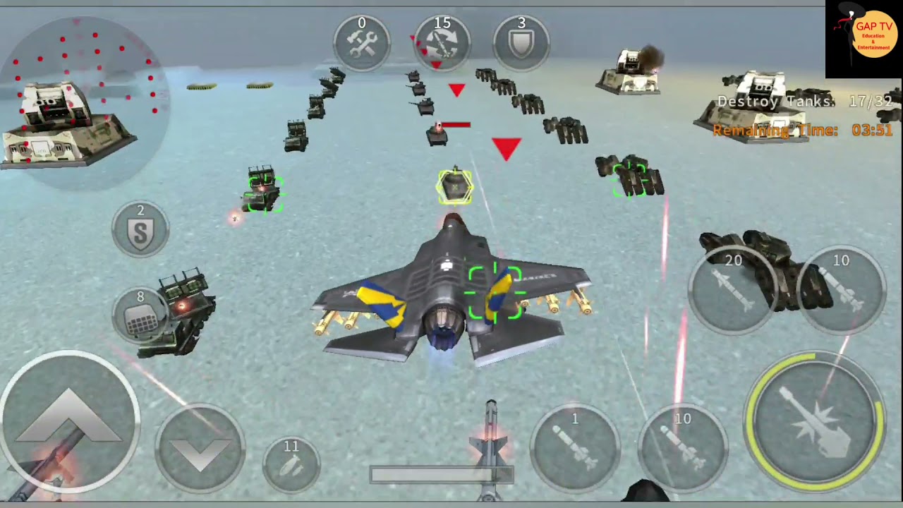 GUNSHIP BATTLE: Helicopter 3D | Joycity | GamePlay Android | Gunship Game Video | Ambush Capter 18
