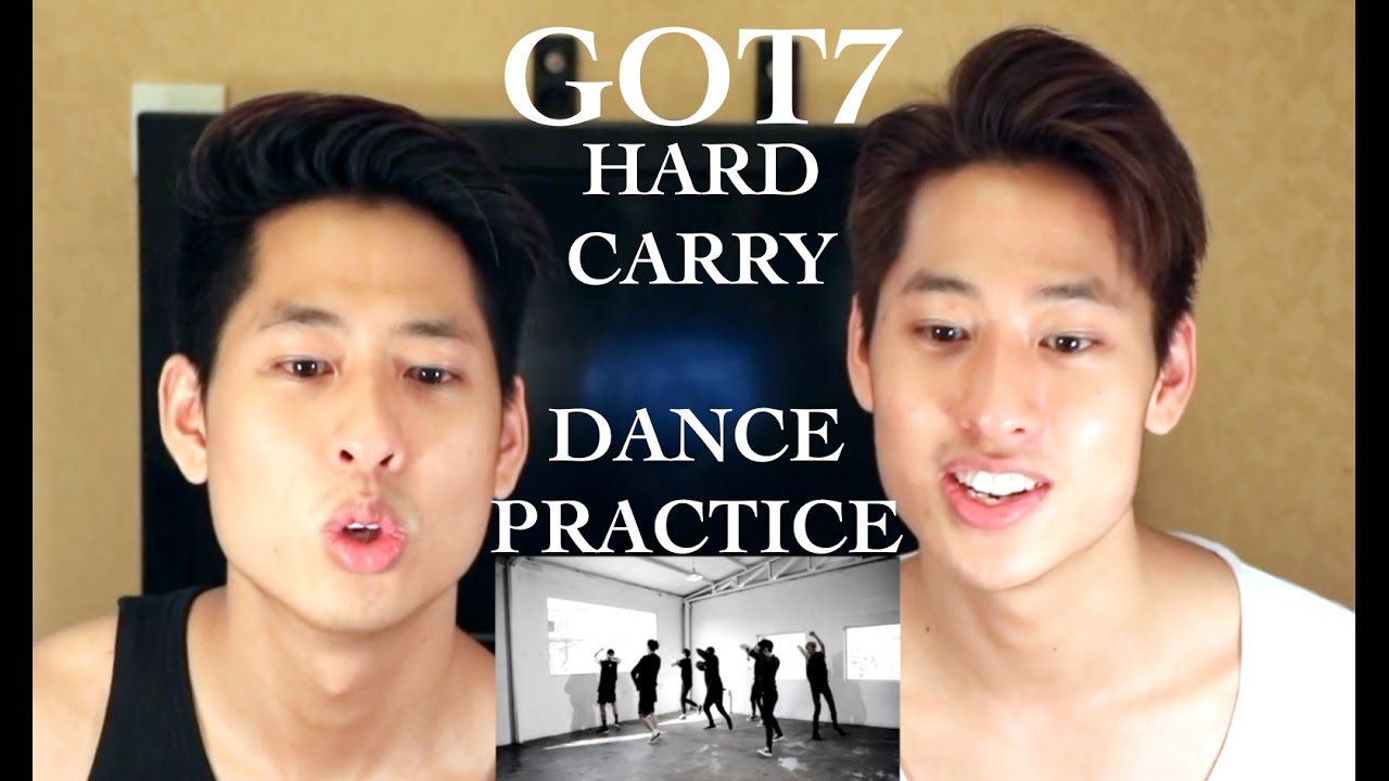 GOT7 - Hard Carry Dance Practice Reaction 갓세븐하드캐리  (The Siu Twinz)