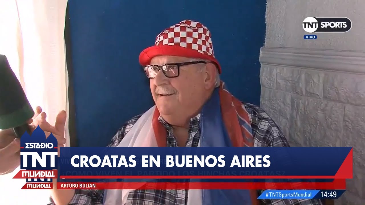 Así viven el partido los CROATAS en Buenos Aires