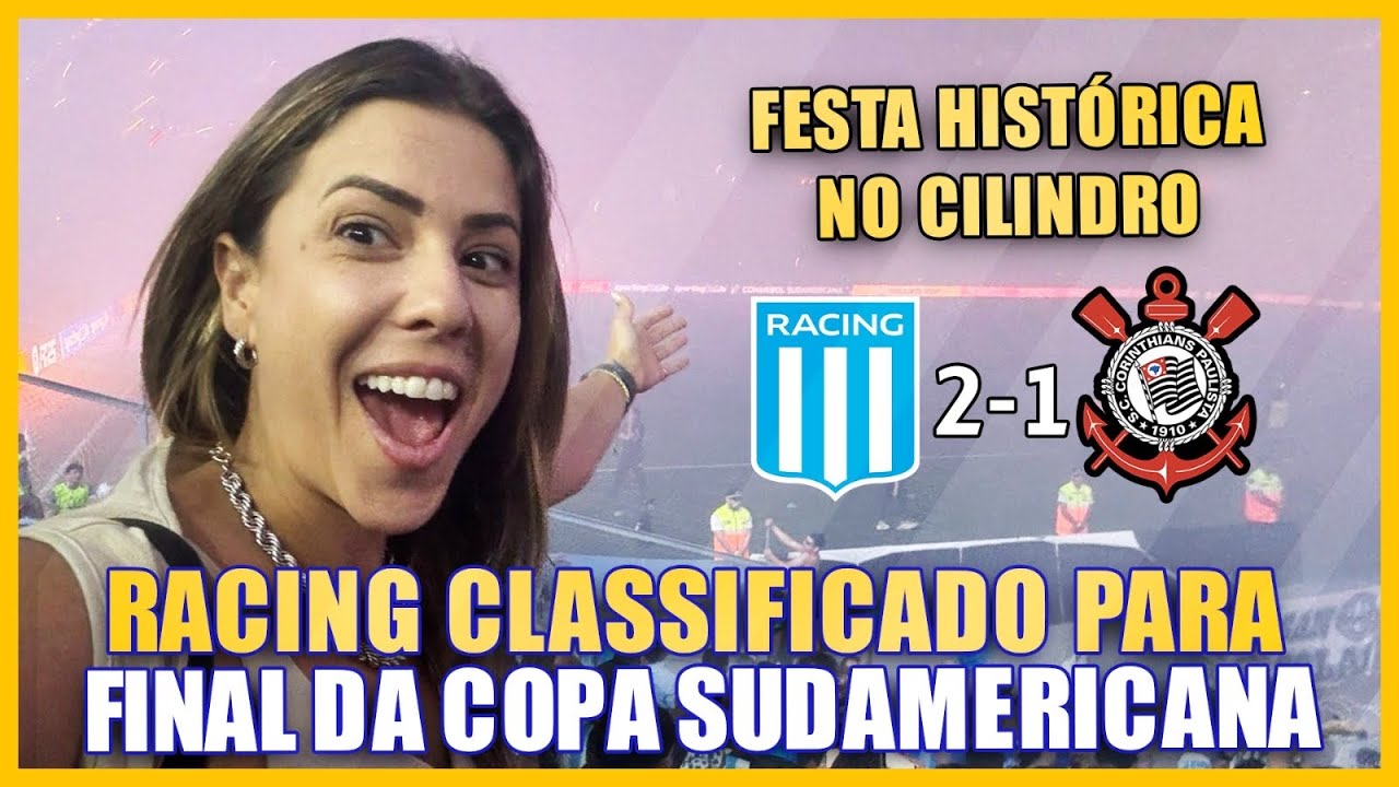 RACING CLASIFICADO A LA FINAL DE LA COPA SUDAMERICA CON UNA FIESTA HISTÓRICA! Racing vs Corinthians