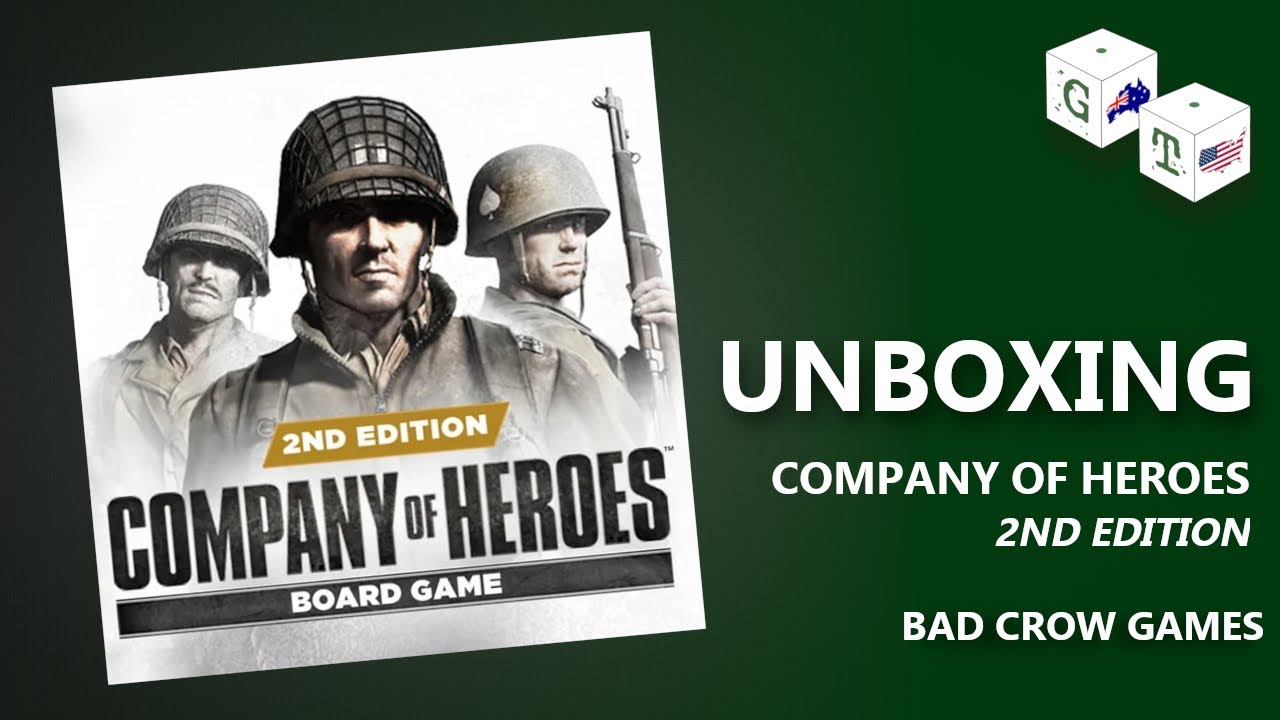 Company of Heroes 2nd Edition by Bad Crow Games | Unboxing