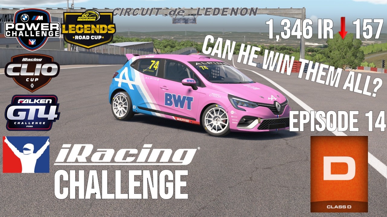 iRacing Challenge :: Episode 14 :: Class D :: Win EVERY Race Series
