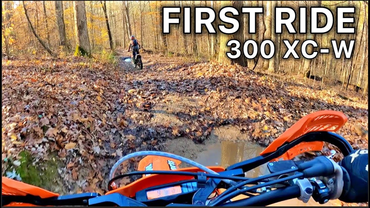 What It's Like To Ride a 2022 KTM 300 XC-W TPI (Go Pro Hero 9)