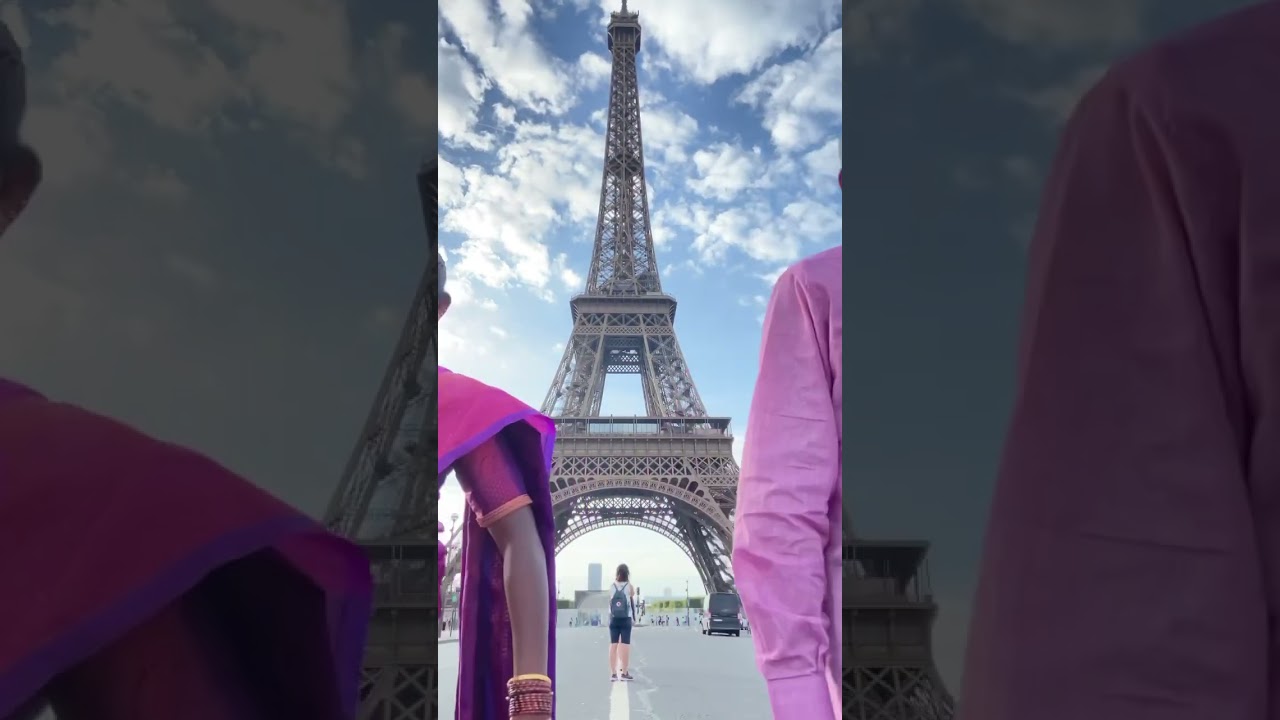 Mom and DadIn Paris &hellip;. Eiffel Tower #trend #fun #shorts