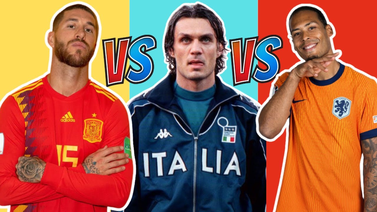 Comparison: Ramos vs Maldini vs Van dijk