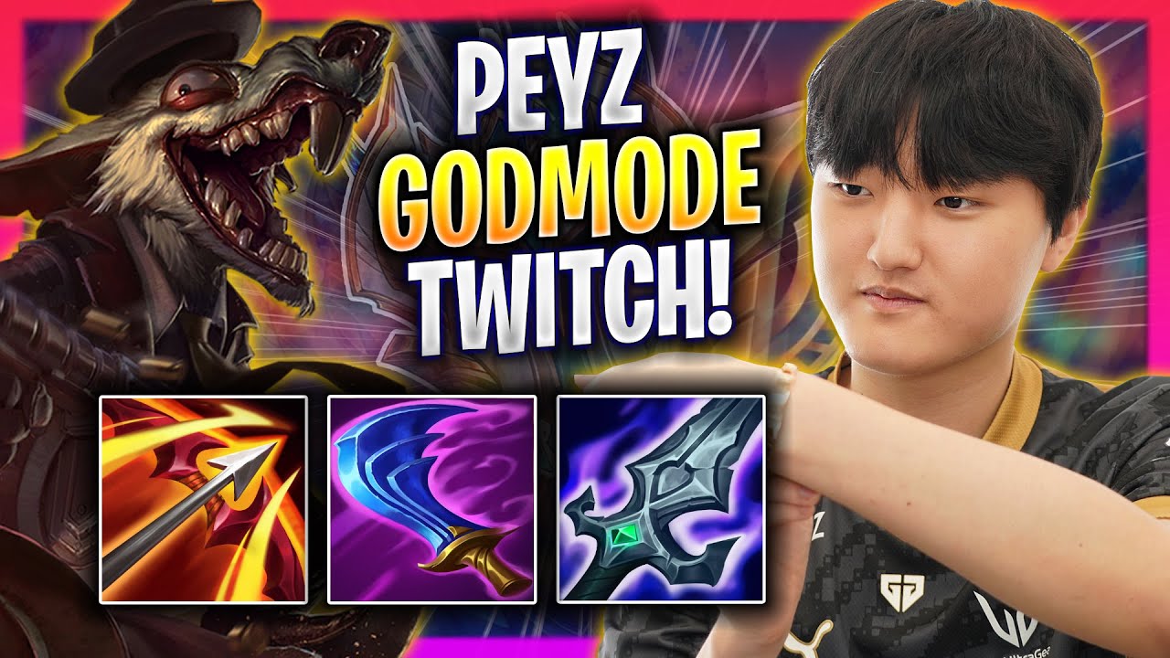 PEYZ LITERALLY GOD MODE WITH TWITCH! - GEN Peyz Plays Twitch ADC vs Zeri! | Season 2024