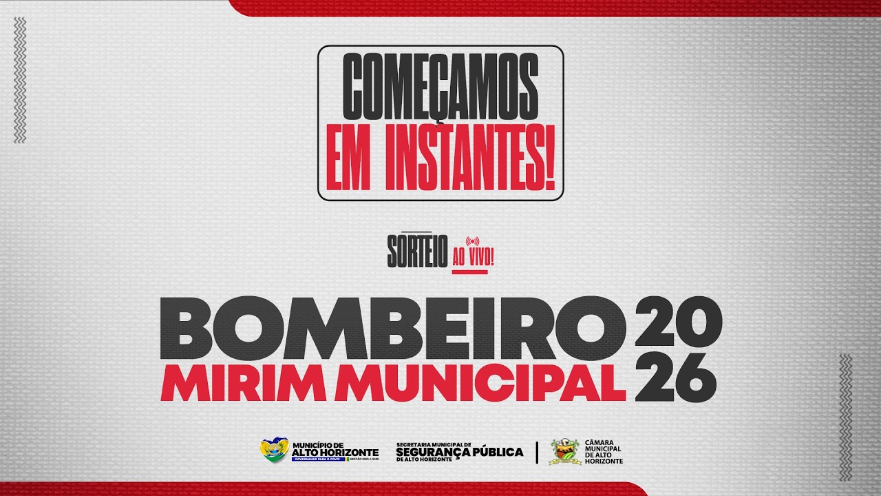 SORTEIO BOMBEIRO MIRIM MUNIPAL 2026