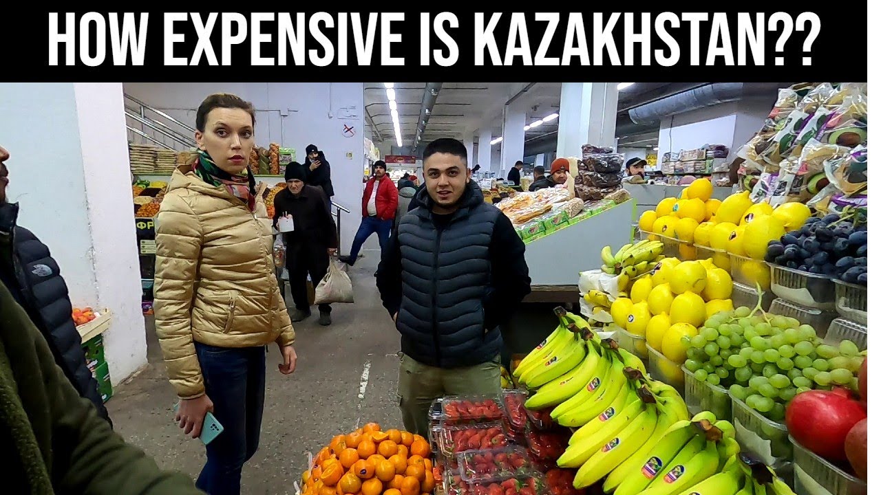 How Expensive Is Kazakhstan ?? Green Bazaar | Almaty