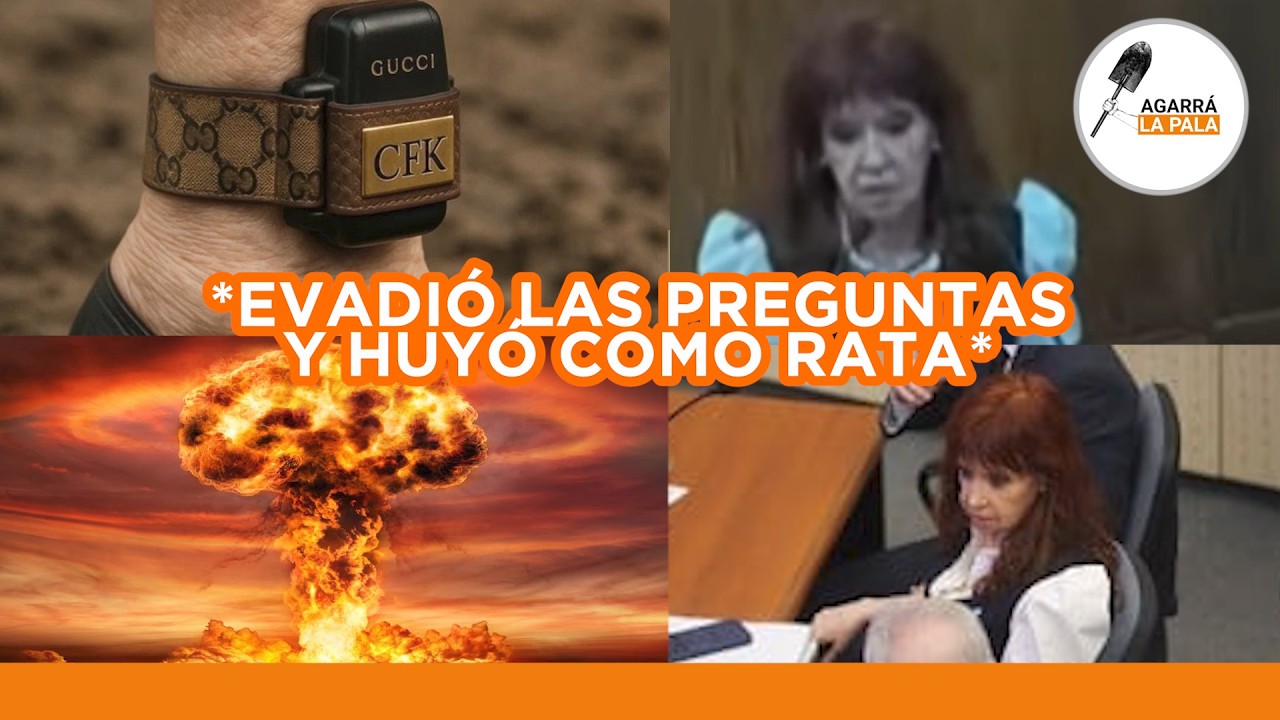 KRETINA NO QUIERE RESPONDER LAS PREGUNTAS Y BUSCA HACER UN DISCURSO PARTIDARIO EN TRIBUNALES