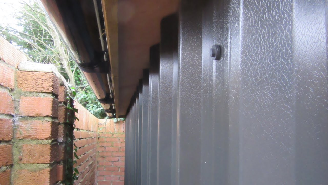 DIY Shed Build - Metal Cladding - Episode 12
