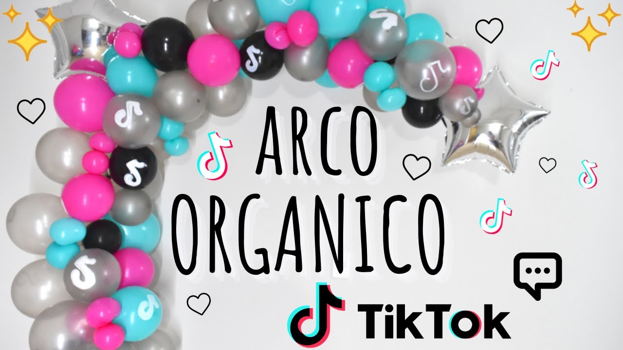 COMO HACER UN ARCO DE GLOBOS ORGÁNICO - DECORACIÓN TIK TOK - 🤗Karol