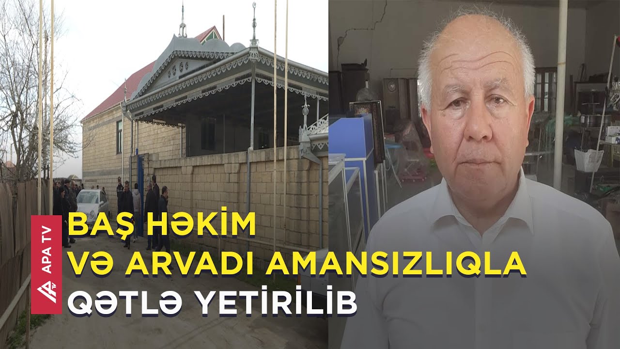 Salyanda ər və arvadı amansızlıqla qətlə yetiriblər - APA TV