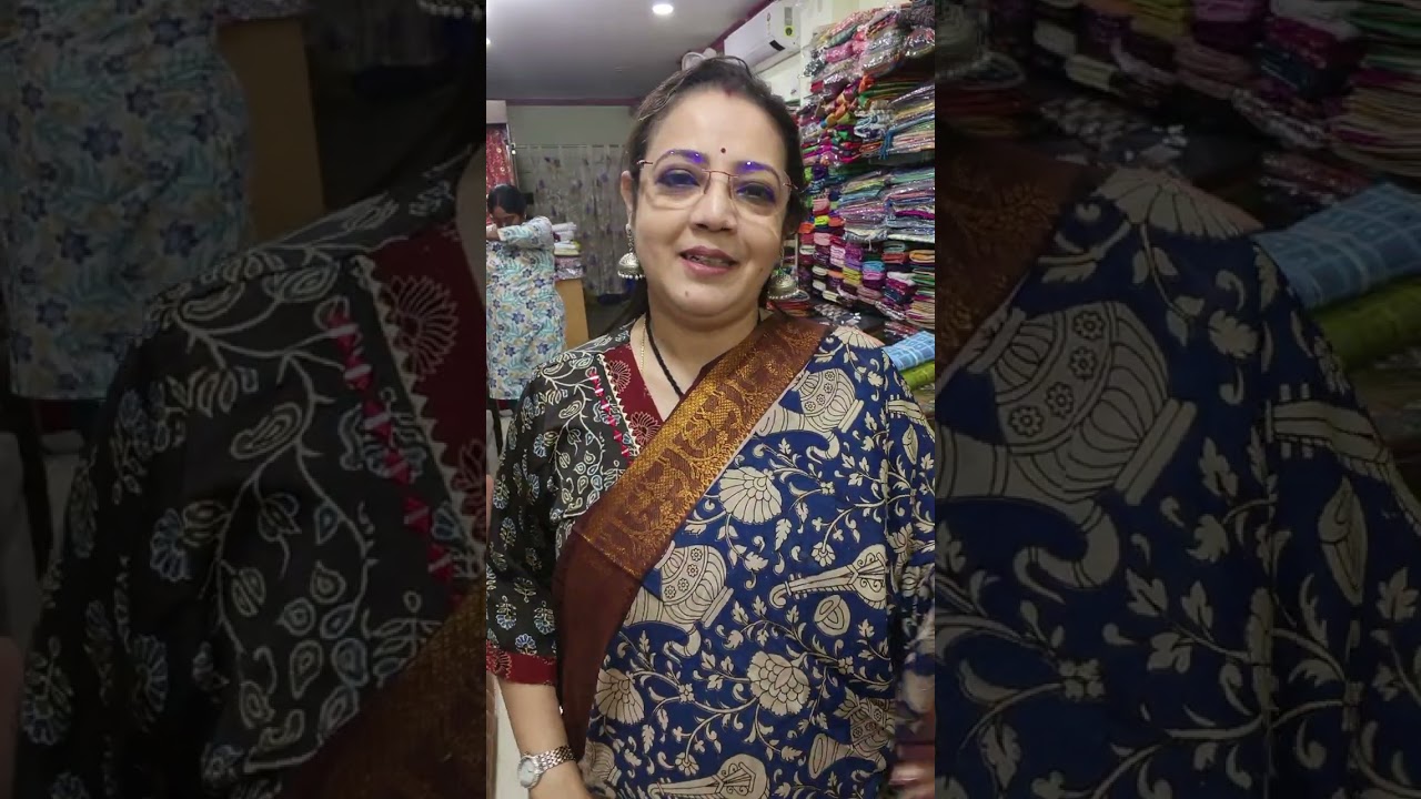 Beautiful Chennuri Silk Kalamkari print ✨ Supersoft, Comfortable,  🥰 WhatsApp booking 079809 38261 